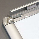 Klikramme med 25mm aluminium Rondo profil, sølv