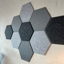 Filt Akustik hexagon 30x26cm - 3 stk
