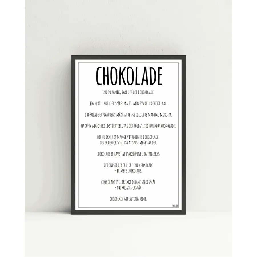 Chokolade A4