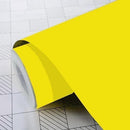 Mat ensfarvet folie - 025 light yellow - Signcom