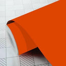 Mat ensfarvet folie - 034 orange - Signcom