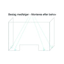 Akryl- / Plexiglas-afskærmning - bordmodel - Akryl- / Plexiglas-afskærmning - bordmodel - laseborg.com