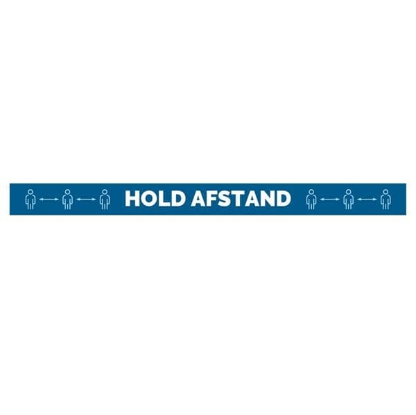 Hold afstand - Gulvfolie (inden døre)