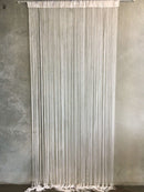 Flueforhæng Waterfall 100x250 cm - hvid