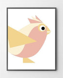 Birdy Dus er en grafisk plakat lavet i Limited Edition a 100 stk. -  På dette foto er plakaten endnu ikke blevet præget.