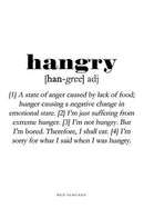 Hangry 30x40