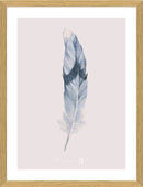 Heaven on 3rd Fjer rosa 30x40
