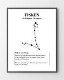 Plakater med Fisken er lavet i Limited Edition a 100 stk. -  På dette foto er plakaten endnu ikke blevet præget.