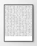 Plakater til hjemmet der er lavet i Limited Edition a 100 stk. -  På dette foto er plakaten endnu ikke blevet præget.