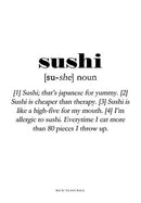 Sushi 30x40