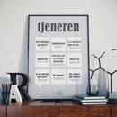 Tjeneren 50x70